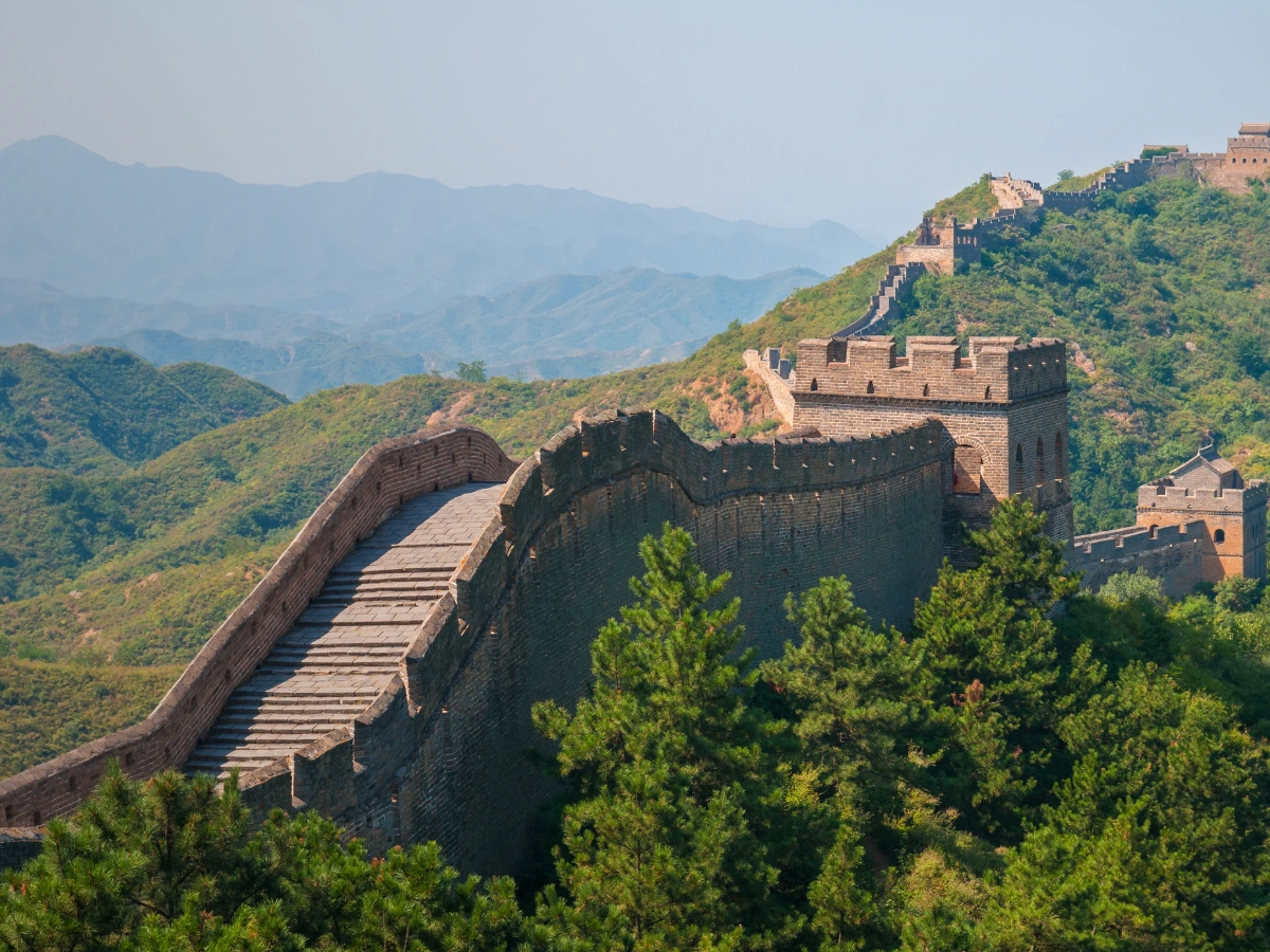 It is the first time we've been to China.
