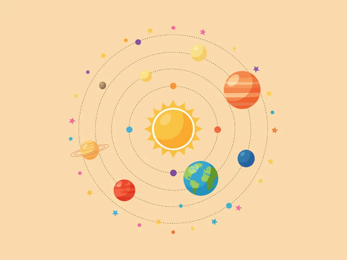 The Earth goes