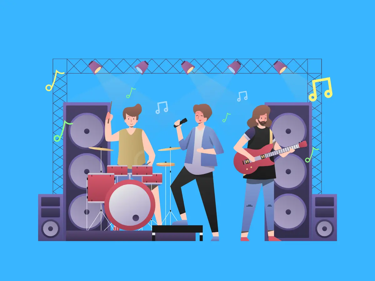 My favourite band is appearing